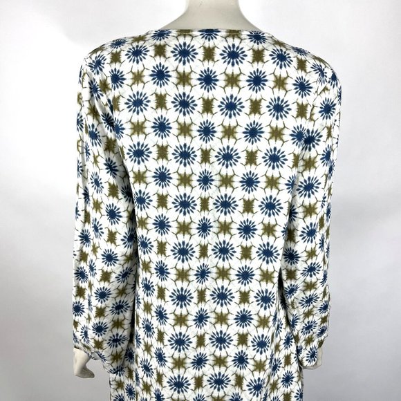 Bryn Walker Linen Risa Tunic Women S EUC $222 Slit Long Sleeve Lagenlook Dress - Picture 4 of 16